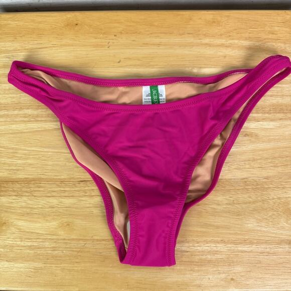 J. Crew Heritage 1989 high-leg bikini bottom Pink Size Large - Picture 1 of 4